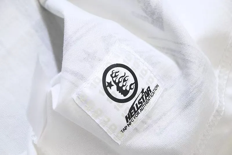 703# /White I P54 In Stock Hellstar 、 T （fabric):32 240 Sizes（size）：S-M- L- X L （colour）： /White